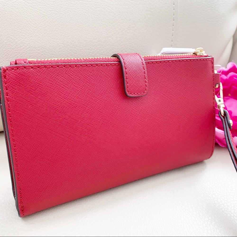 ❤️price firm❤️Michael Kors Double Zip Wristlet - Picture 3 of 5